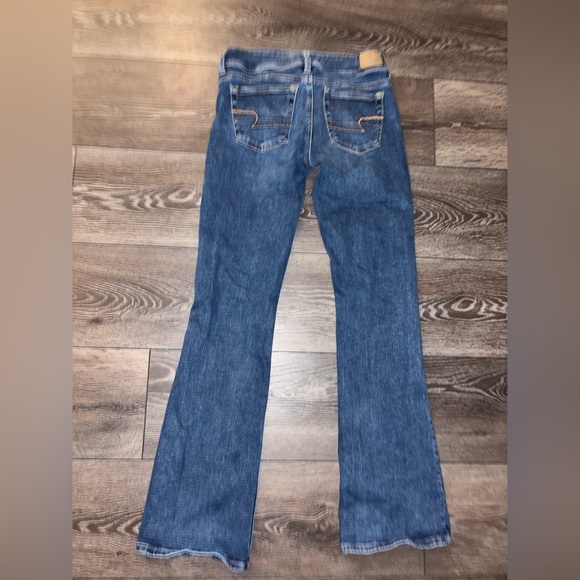 Womens American Eagle Sz 4 Regular Bootcut Super Stretch Jeans - Picture 4 of 4